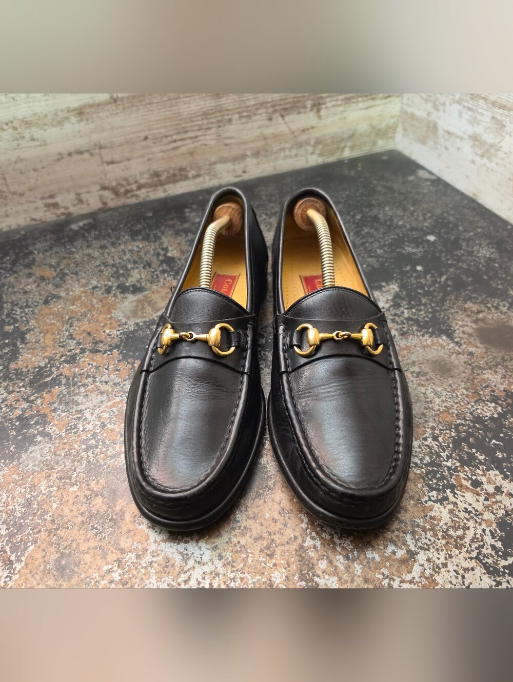 Mens Cole Haan City Ascot Loafers Shoes Sz 9.5 Used Golf Bit Link Black Leather